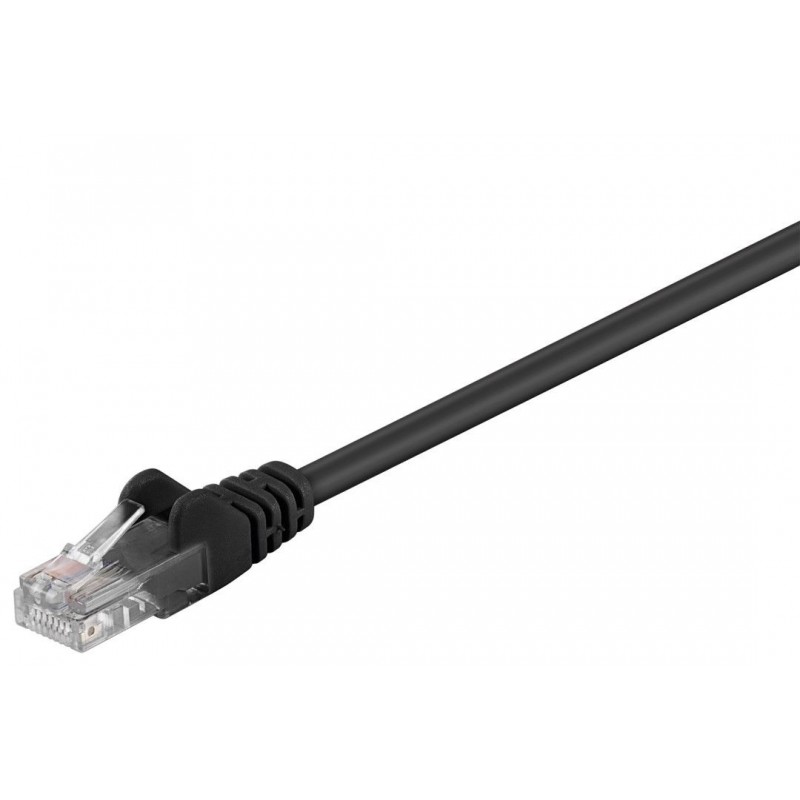 CABLE UTP CAT5E RJ45 M-M 0,5M NEGRO