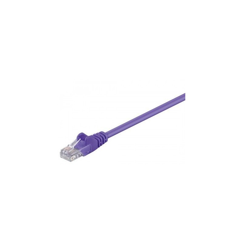 CABLE UTP CAT5E RJ45 M-M 0,5M VIOLETA