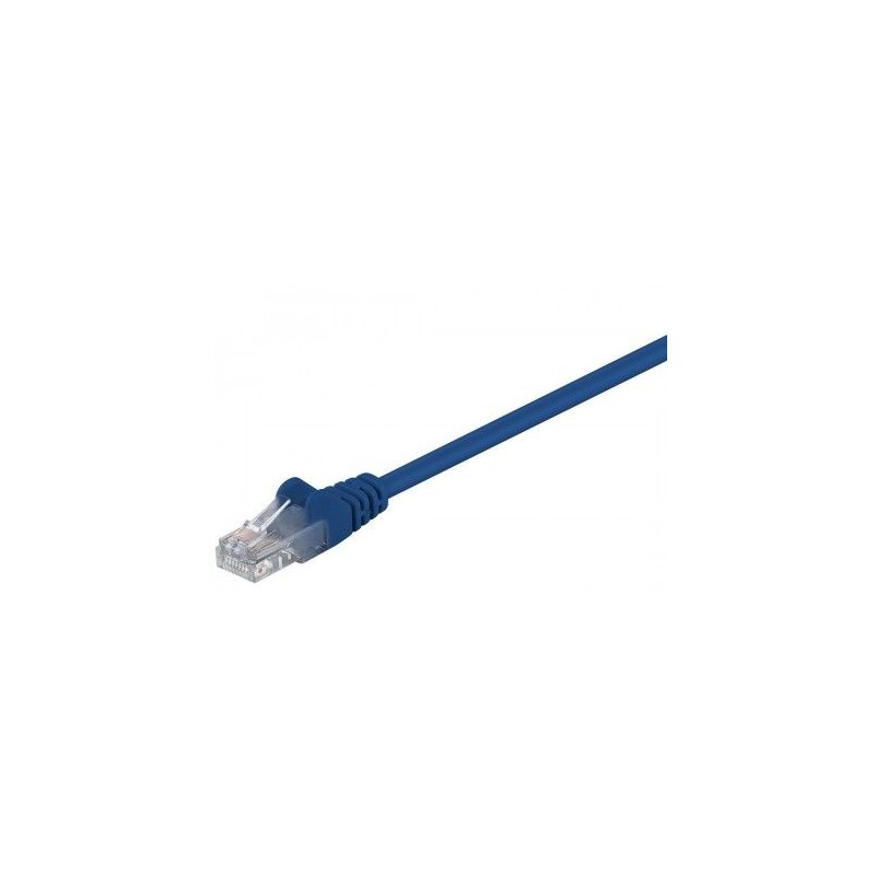 CABLE UTP CAT5E RJ45 M-M 1M AZUL