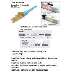 CONECTOR F.OPTICA OM2-3-4...
