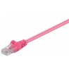 CABLE UTP CAT5E RJ45 M-M 1M ROSA