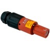 CONECTOR POWERLOCK MACHO FASE 1 MARRON