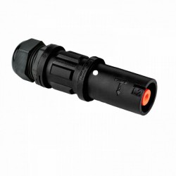 CONECTOR POWERLOCK MACHO FASE 2 NEGRO