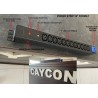 REGLETA 19" 12xC13+LED Entrada POWERCON