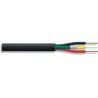 CABLE VIDEO COAXIAL + HILOS 2x0,55 NEGRO