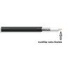 CABLE VIDEO 0.8/3.7 NEGRO FLEXIBLE NEGRO