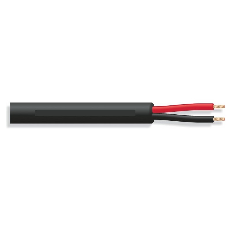 CABLE 2x1 ALTAVOZ EXTRA FLEXIBLE NEGRO