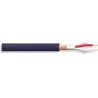 CABLE DMX 2x0,22mm2 APANTALLADO GOMA AZU