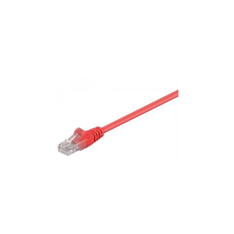 CABLE UTP CAT5E RJ45 M-M 5M ROJO