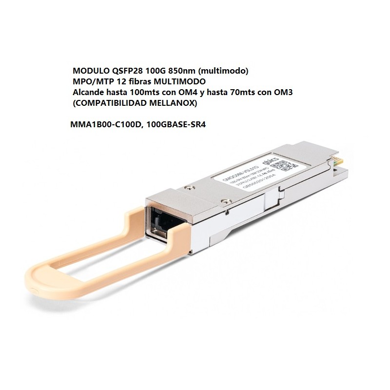 MODULO QSFP28 100G 850nm MPO MM MELLANOX