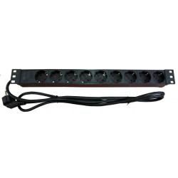 REGLETA 19" 9 TOMAS SCHUKO SIN INTERRUPT