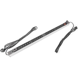 REGLETA 19" 24xC13+INTERRUPTOR+2CABLES