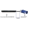 REGLETA 9 SCHUKO S/I CETAC 2P+T16A 8M