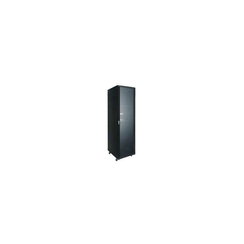 RACK 19" 32U 600x800 PUERTA CRISTAL