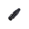 CONECTOR XLR3 HEMBRA AEREO NEGRO REAN NE