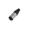 CONECTOR XLR3 MACHO AEREO NIKEL REAN NEU