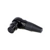 CONECTOR XLR5 H CODO AEREO NEGRO REAN