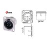 CONECTOR XLR5 MACHO PANEL NIKEL REAN