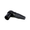 CONECTOR XLR5 M CODO AEREO NEGRO REAN