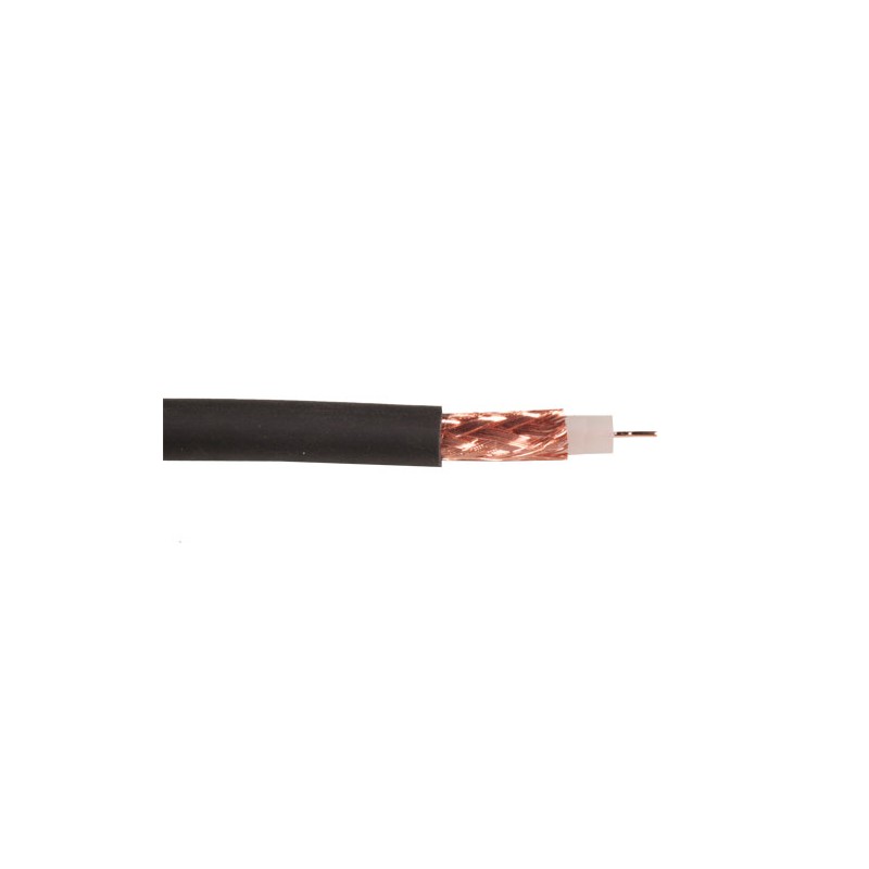 CABLE COAXIAL RG59 B/U NEGRO 75Ohm