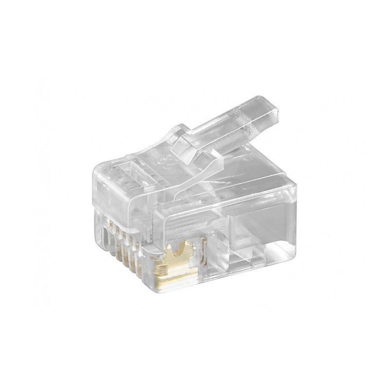 CONECTOR RJ12 6/6 MACHO FX (FLAT CABLE)