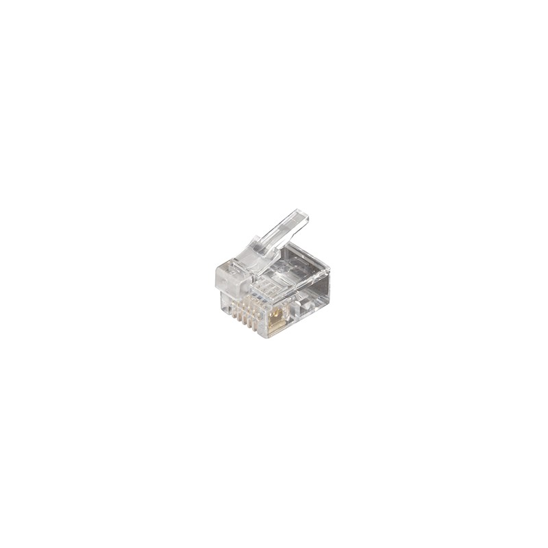 CONECTOR RJ12 6/6 MACHO PATILLA DESPLAZA
