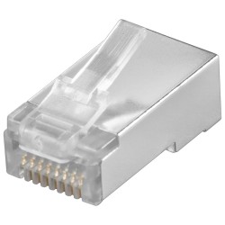 CONECTOR RJ45 MACHO FTP CAT5E