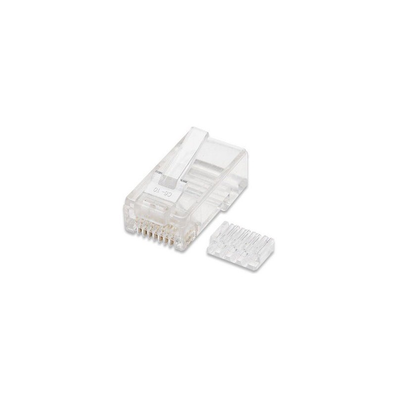 CONECTOR RJ45 MACHO UTP CAT6 GUIA SUELTA