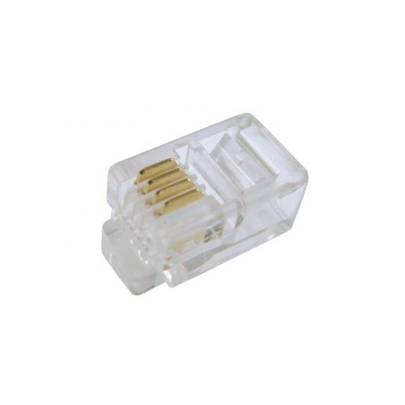 CONECTOR RJ9 4/4 MACHO ESTRECHO