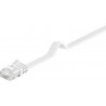 CABLE UTP CAT5E PLANO RJ45 M-M 1M BLANCO