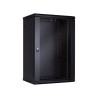 RACK MURAL 19" 15U NEGRO FONDO 450mmX600