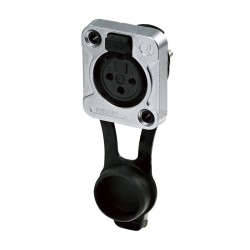 CONECTOR XLR3 HEMBRA PANEL...