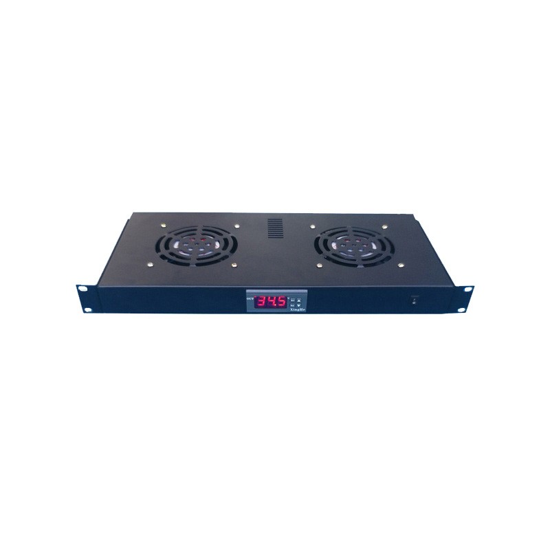 UNIDAD VENTILACION 19" 1U 2 VENT FRONTAL