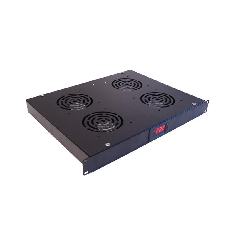 UNIDAD VENTILACION 19" 1U 4 VENT FRONTAL