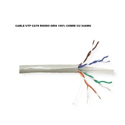CABLE UTP CAT6 RIGIDO GRIS...