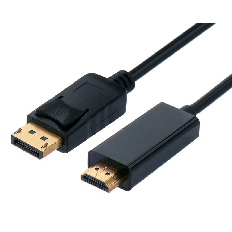 CABLE DISPLAYPORT M-HDMI MACHO 1M 4K@60