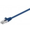 CABLE FTP CAT5E RJ45 M-M 1M AZUL