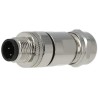 CONECTOR M12 ETHERNET MACHO 4P DEGSON BL