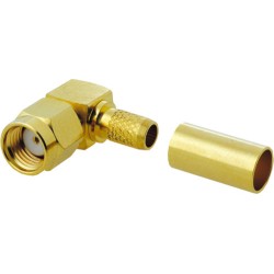 CONECTOR RP-SMA RG58 90º...