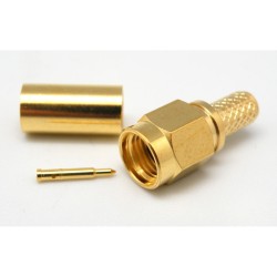CONECTOR SMA MACHO RG58 LMR195 M PURO