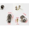 CONECTOR SMA MACHO LMR400 RG8 CRIMPAR