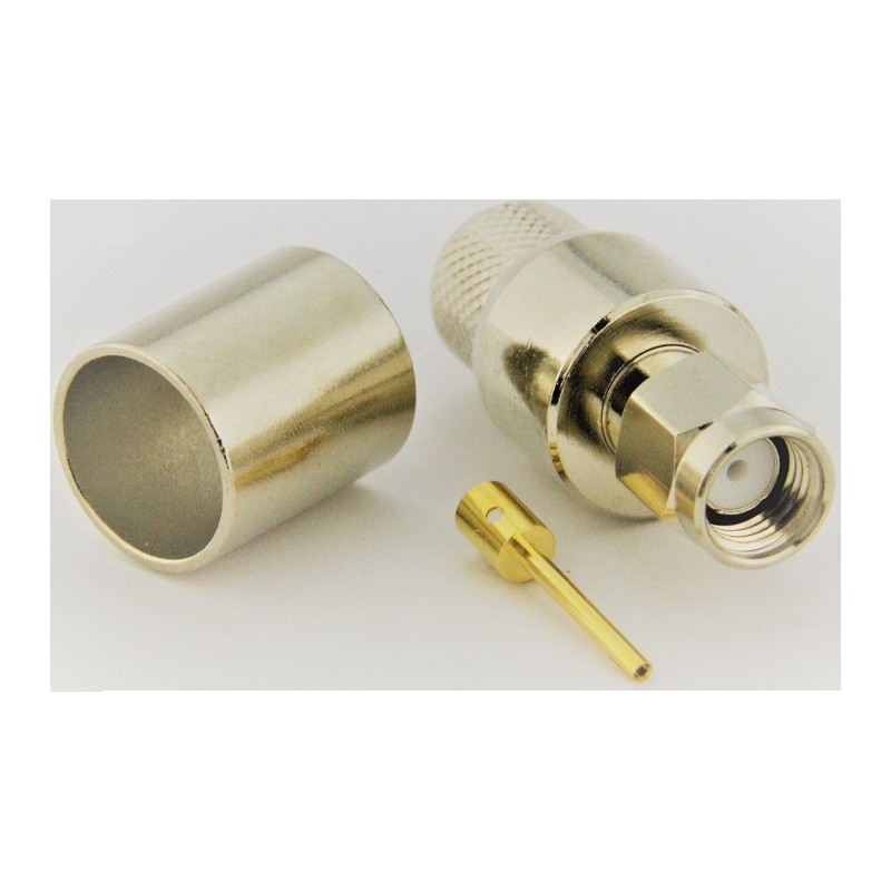 CONECTOR RP-SMA LMR400 CUERPO M PIN H