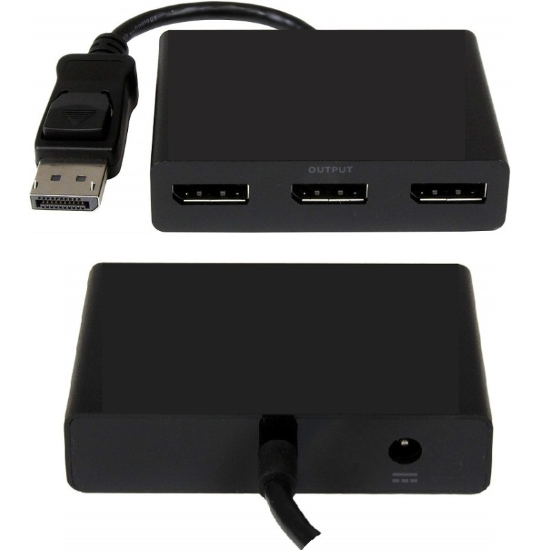HUB SPLITTER DISPLAYPORT 1 Entrada-3Sali