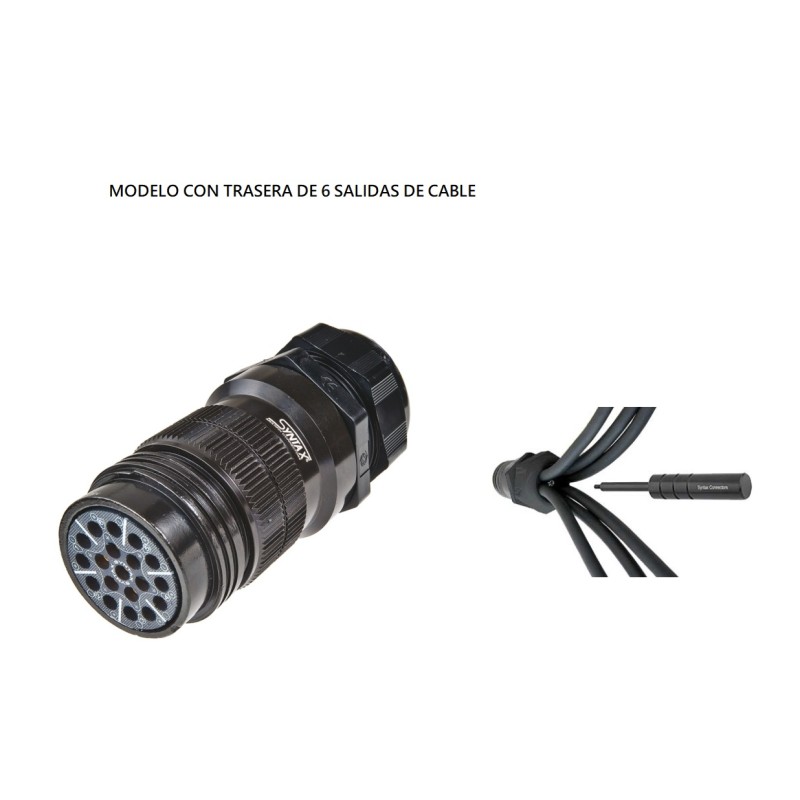 CONECTOR SOCAPEX 419 19 PINES HEMBRAAER6