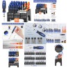 JUEGO destornilladores magneticos 118p
