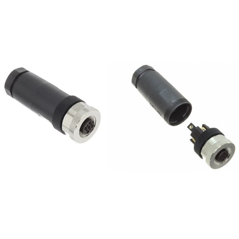 CONECTOR M12 HEMBRA 5P TE CONNECT COD. A