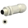 CONECTOR M12 MACHO 5P TE.CON METAL COD.B