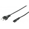 CABLE ALIMENTACION RED-FORMA 8 1,5M NEGR
