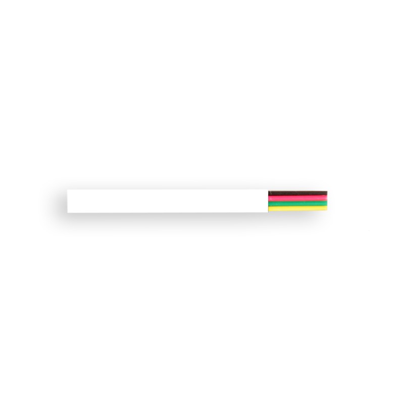 CABLE TELEFONICO PLANO 4 VIAS BLANCO