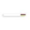 CABLE TELEFONICO PLANO 4 VIAS BLANCO
